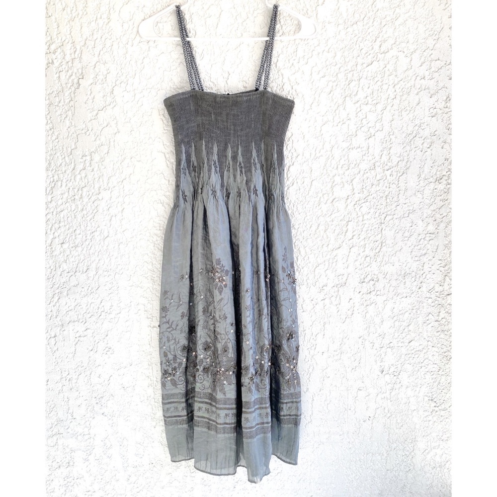 Lapis Boho Dress , One Size